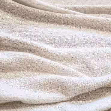 Wełna swetrowa beż, srebrna nić