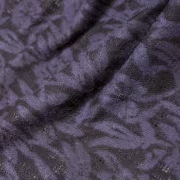 Sweterkowa wełna 100%, dzianina ażurowa, liście, fiolet