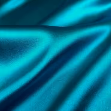 Satyna jedwabna, lazurowy zgaszony, elastyczna, gładka