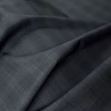 Wełna garniturowa komfort, ciemny szary, czarny, subtelna krata