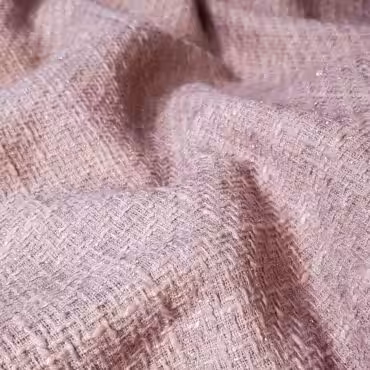 Tkanina Chanel liliowy fiolet z transparentną nicią