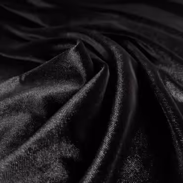 czarny welur elastycznyA