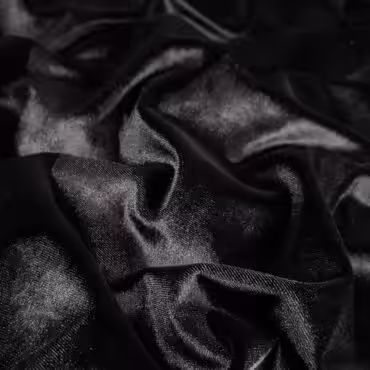 czarny welur elastycznyB