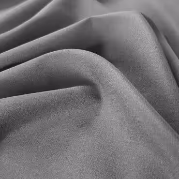 Jedwab gładki, szyfon jedwabny, szary, z elastanem, subtelny połysk