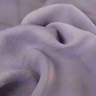Jedwab gładki, jedwabna organza kryształek, liliowy fiolet