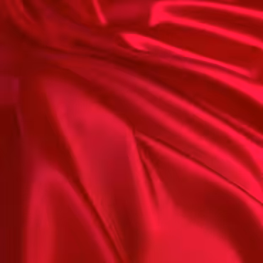 Satyna syntetyczna czerwona, podwyższona gramatura, cady