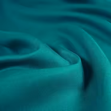 Jedwab gładki, głęboki lazur, diagonalny splot