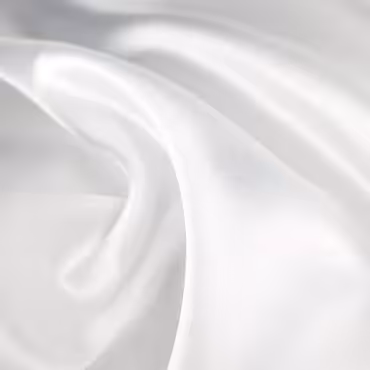 Satyna jedwabna biała, elastyczna, gładka