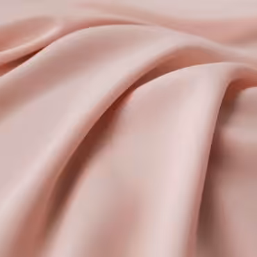 Tkanina syntetyczna gładka, krepa, pudrowy róż