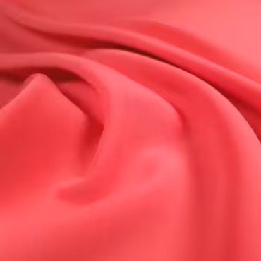 Syntetyczna tkanina gładka, krepa, różowa, elastyczna