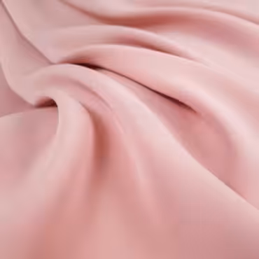 Syntetyczna tkanina gładka, krepa, zgaszony róż, lekko elastyczna