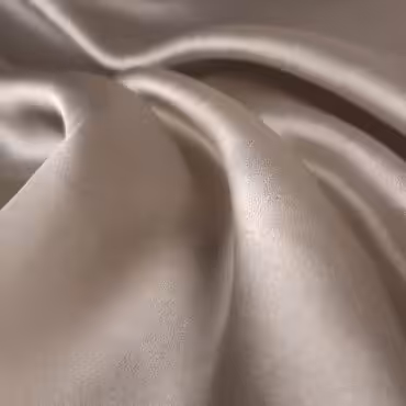Satyna jedwabna ciemny beż, elastyczna, gładka