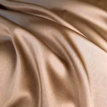 Jedwabna satyna złota cappuccino, elastyczna, gładka