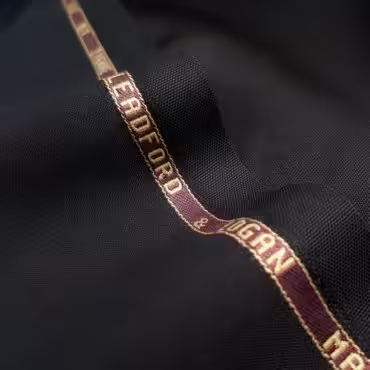 Wełna garniturowa Leadford Logan, czarna, gładka