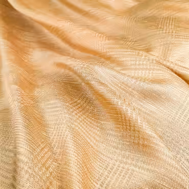 Żakard lekki, cienki, krata glen, beż, jasne złoto