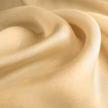 Jedwab gładki transparentny, jasna musztarda, premium