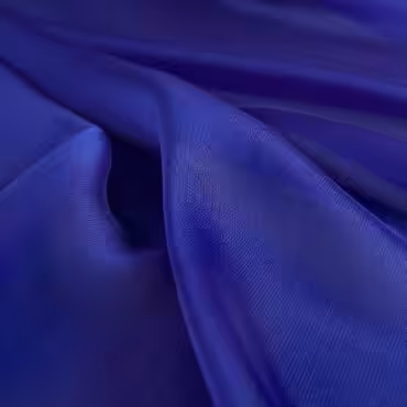 Syntetyczna tkanina gładka, kobalt z nutą fioletu, opalizująca