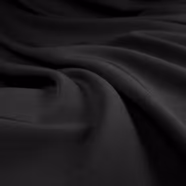 Czarna krepa elastyczna, tkanina syntetyczna gładka