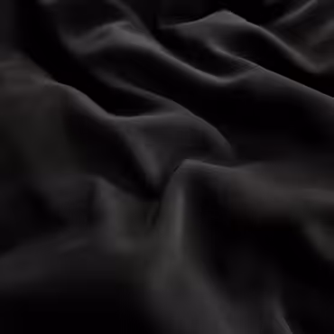 Krepa czarna elastyczna, kryjąca, niegniotliwa, gładka