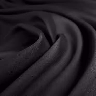 czarna krepa jedwabna lekko elastyczna gladka jednolitaA