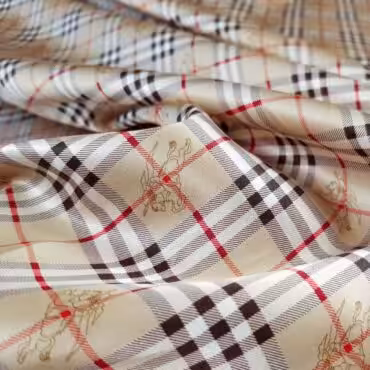 jedwab burberry w krate bezowy