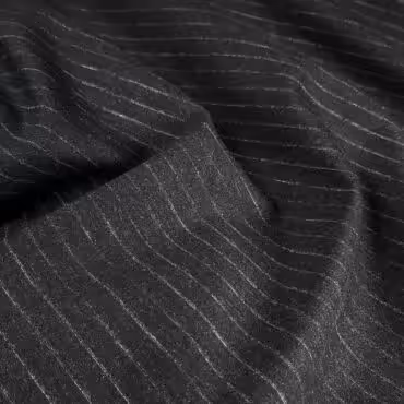 welna kostiumowa z elastanem czarna w prazkiA