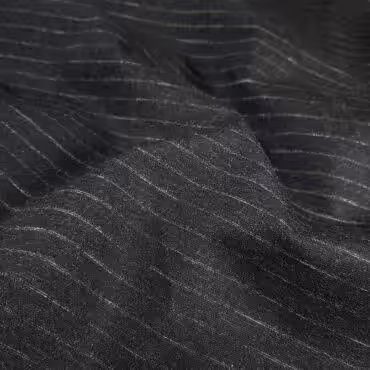 welna kostiumowa z elastanem czarna w prazkiB