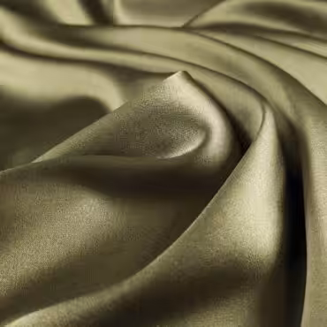 jedwabna satyna elastyczna kryjaca zielen khakiB