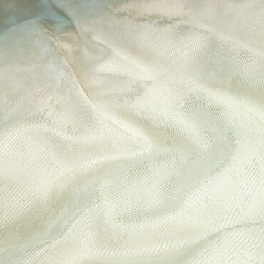 cienki żakard biały śmietankowy pepitka wiskozaA