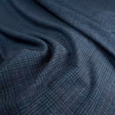 welna fresco typ zegna tkanina w krate granat roz czernA