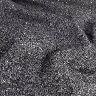 naturalna tkanina welna vergin ciemnoszara melanz kostiumowaA