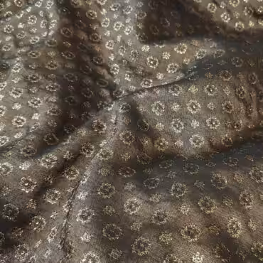 miekki zakard sukienkowy dwustronny stare zloto drobne kwiatyB