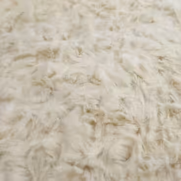 futro sztuczne karakuly ecru dzianina futerkowaB
