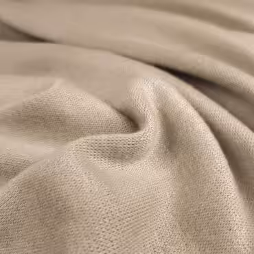 dzianina sweterkowa bezowa z angora miesista miekkaB