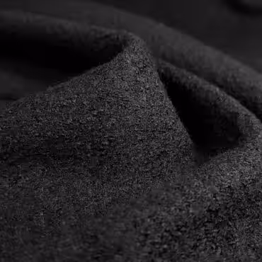 welna parzona czarna plaszczowa bukla dwustronnaA