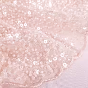 cekinowa koronka z koralikami typ elie saab rozowaC