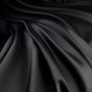 czarna satyna elastyczna kryjaca poliesterA