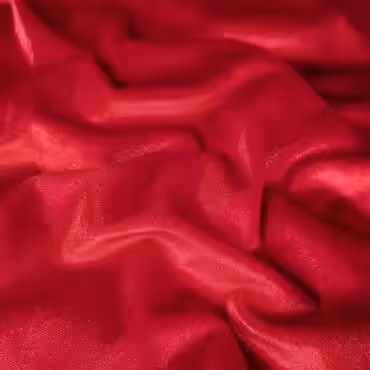 welur czerwony elastyczny polysk dzianina poliesterB