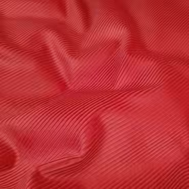 sztruks czerwony sredni prazek bawelna 100%B