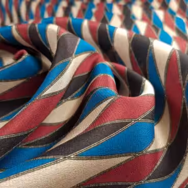 jedwab w romby naturalny krepon z elastanemB