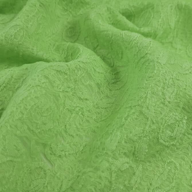 elastyczna koronka matowa jasna zielenC