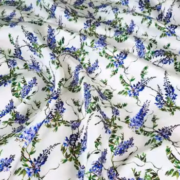 elastyczny jedwab w kwiaty budleje wzor ferretti satynaA