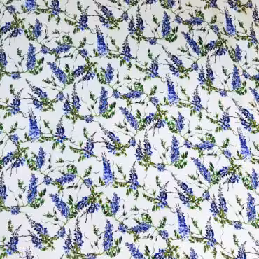 elastyczny jedwab w kwiaty budleje wzor ferretti satynaD