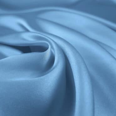 satyna jedwabna jednolita zgaszony niebieski elastycznaA