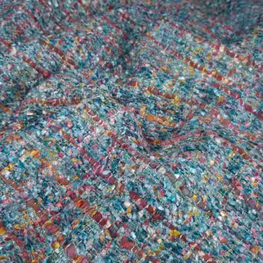 welna splot chanel niebieska turkusowa z wiskozaA