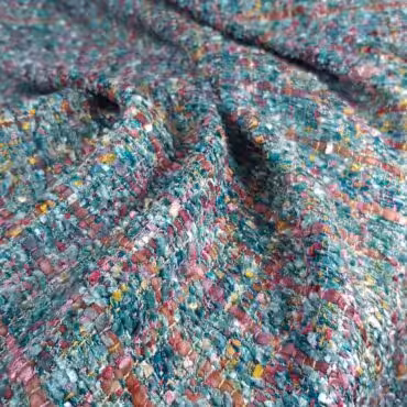 welna splot chanel niebieska turkusowa z wiskozaB