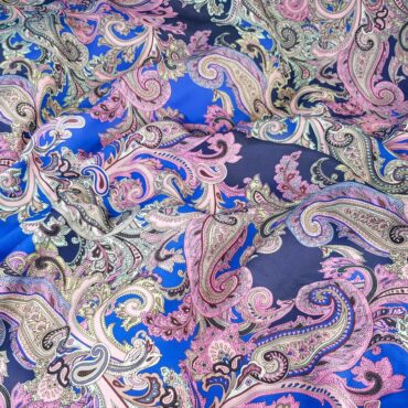 wiskozowa tkanina wzor etro paisley zwiewna matowaA