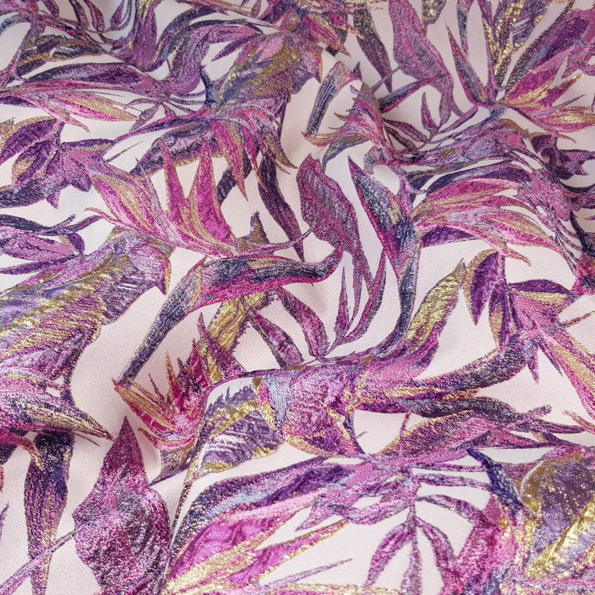 zakard w kwiaty strelicje roz fuksja z fioletemC