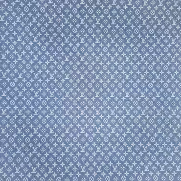 jasny jeans niebieski wzor lv nieelastyczny bawelnaB