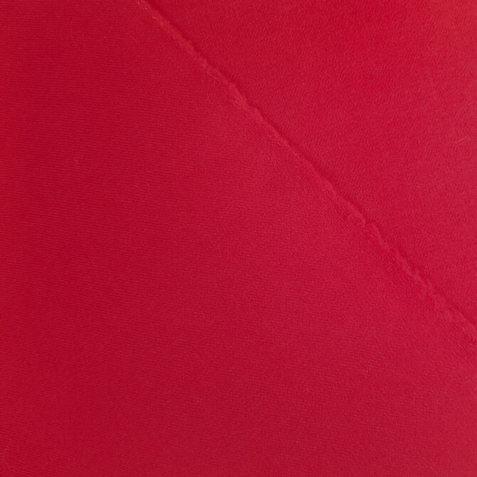 czerwony material na plaszcz przejsciowy welnaD